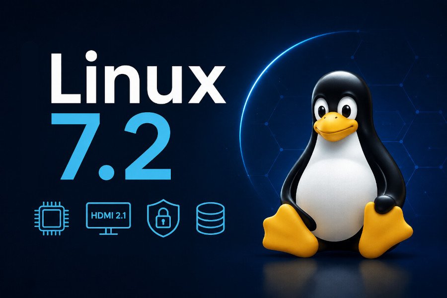 Linux 7.2 é lançado com melhorias de desempenho e suporte para novo hardware