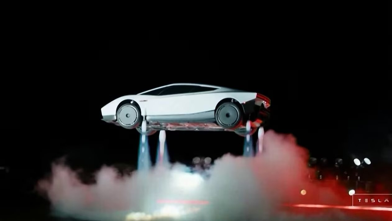 O “carro voador” da Tesla: voa mesmo ou salta muito?