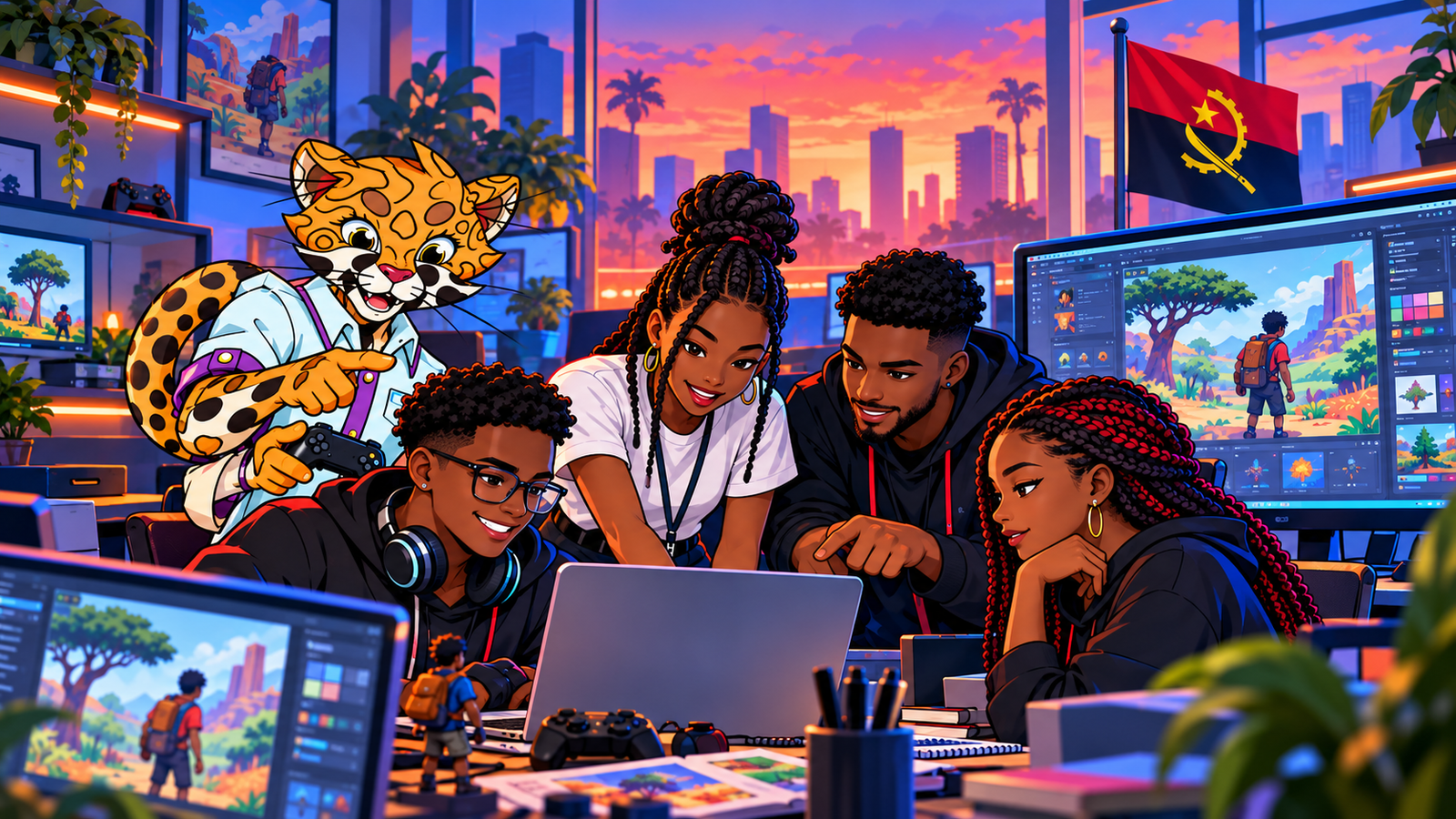 Angola na Game Jam+: APDEIB
